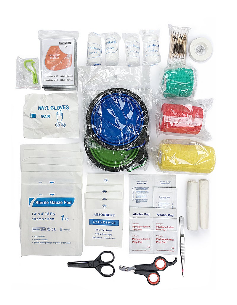 WildCow Emergency First Aid Pet Kit Items